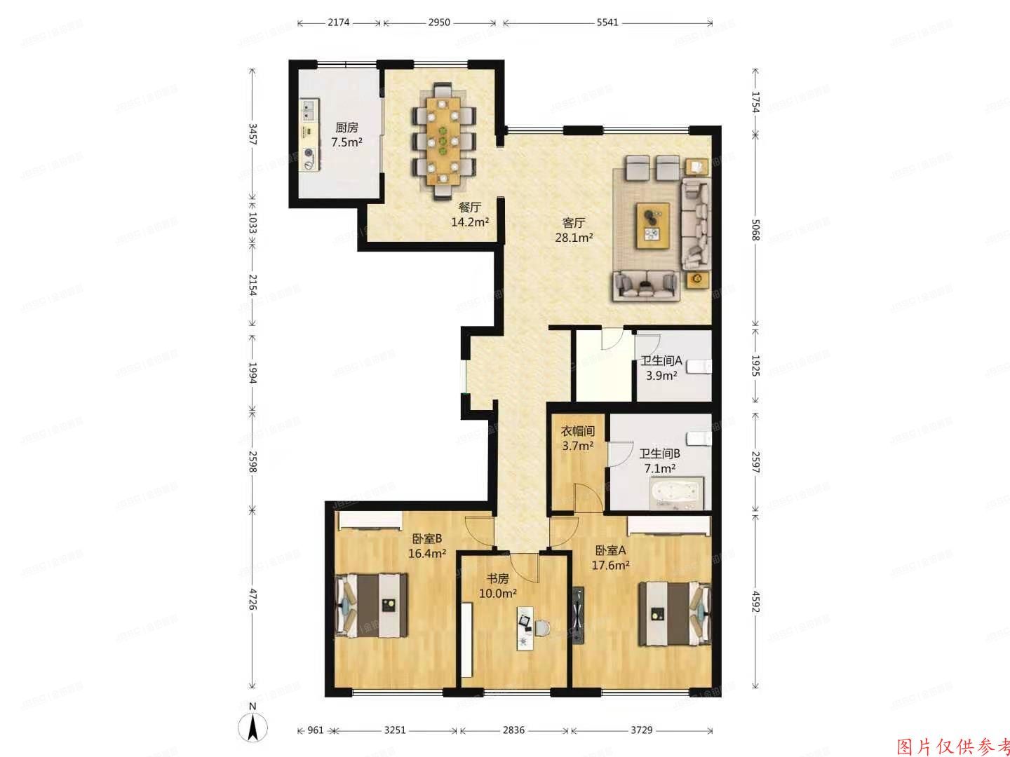 朝阳区广渠路23号院2号楼1单元802室（金茂府）