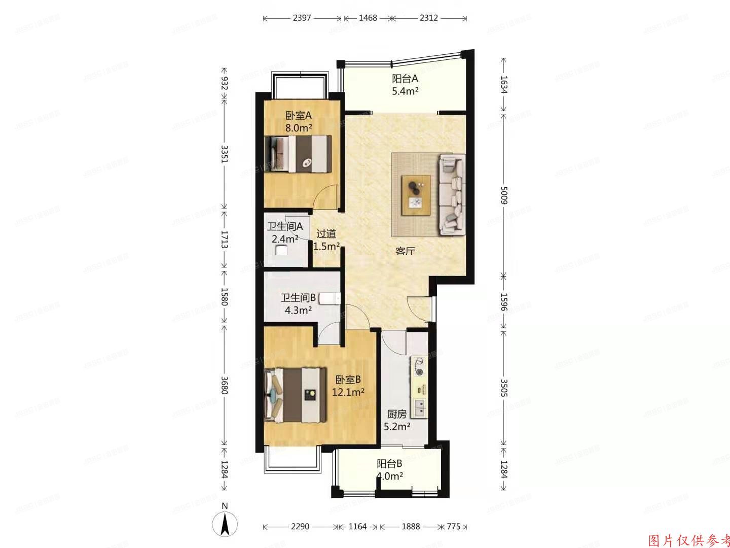 昌平区北七家镇名佳花园二区27号楼2层1单元122