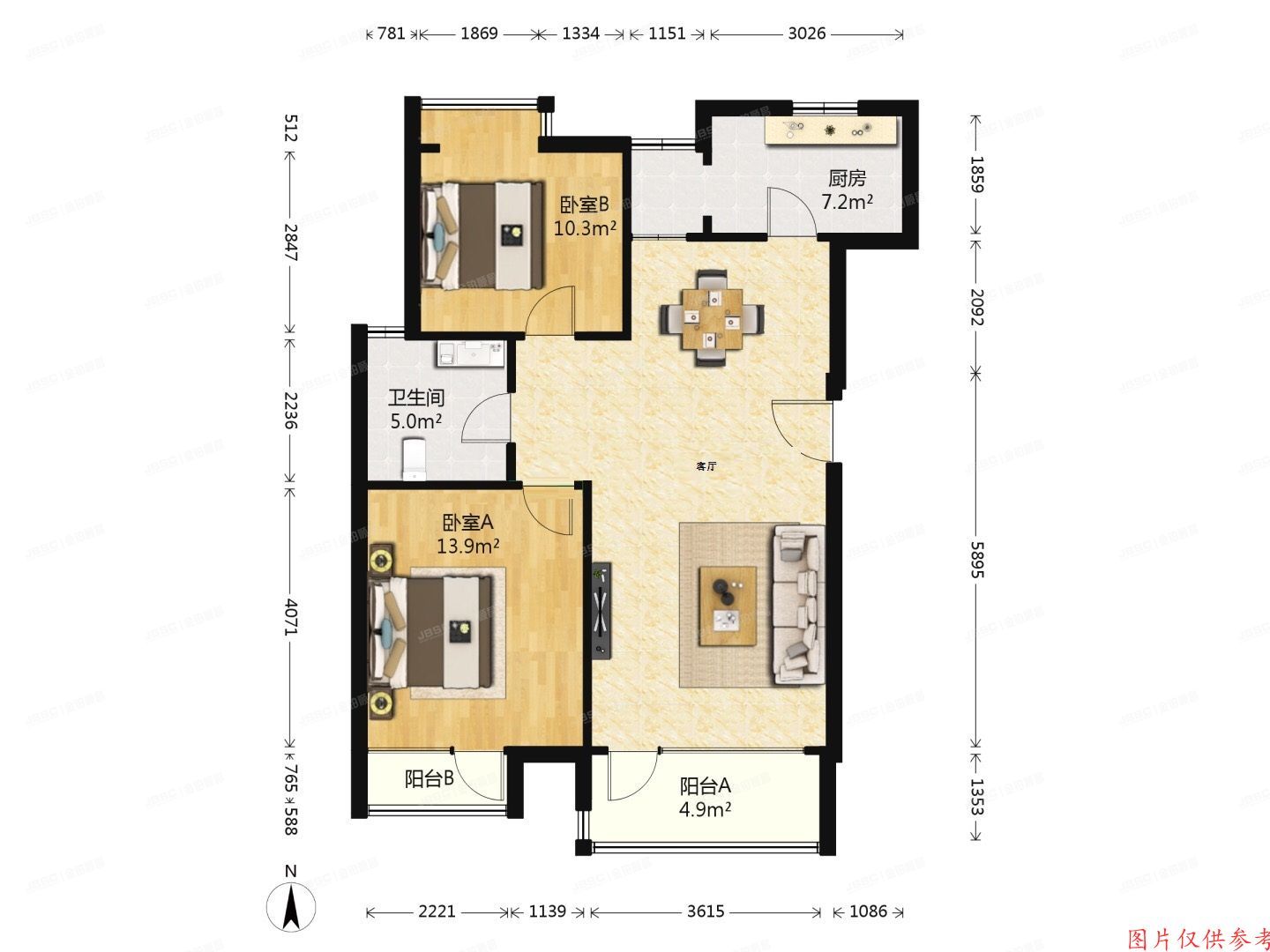 朝阳区 成寿寺路136号院1号楼10层1单元1101号（中海城风情苑）