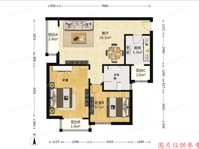 大兴区香海园49号楼5层504（顺驰领海）