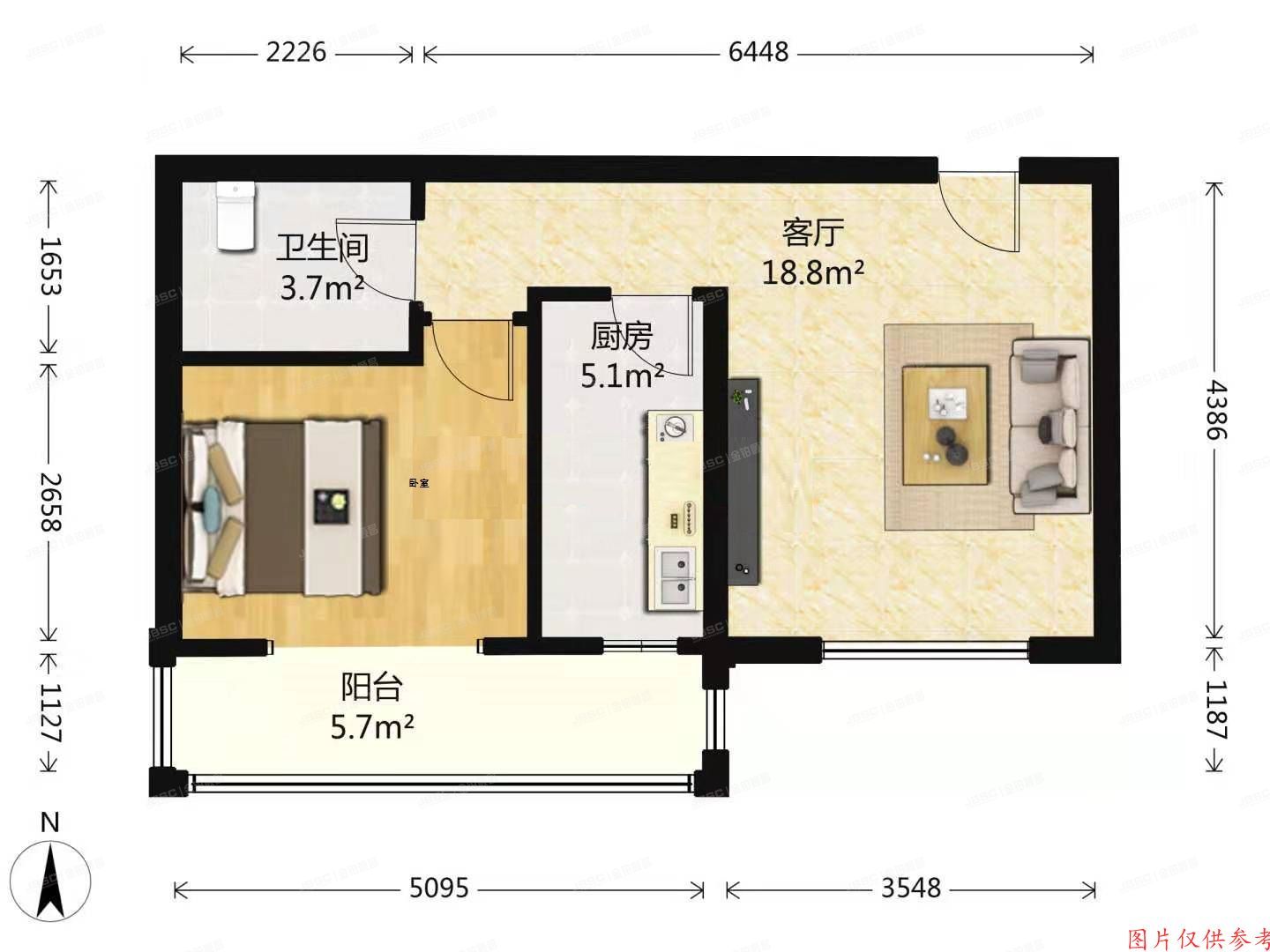 朝阳区朝阳北路22号院15号楼13层1单元1303（柏林爱乐四期）