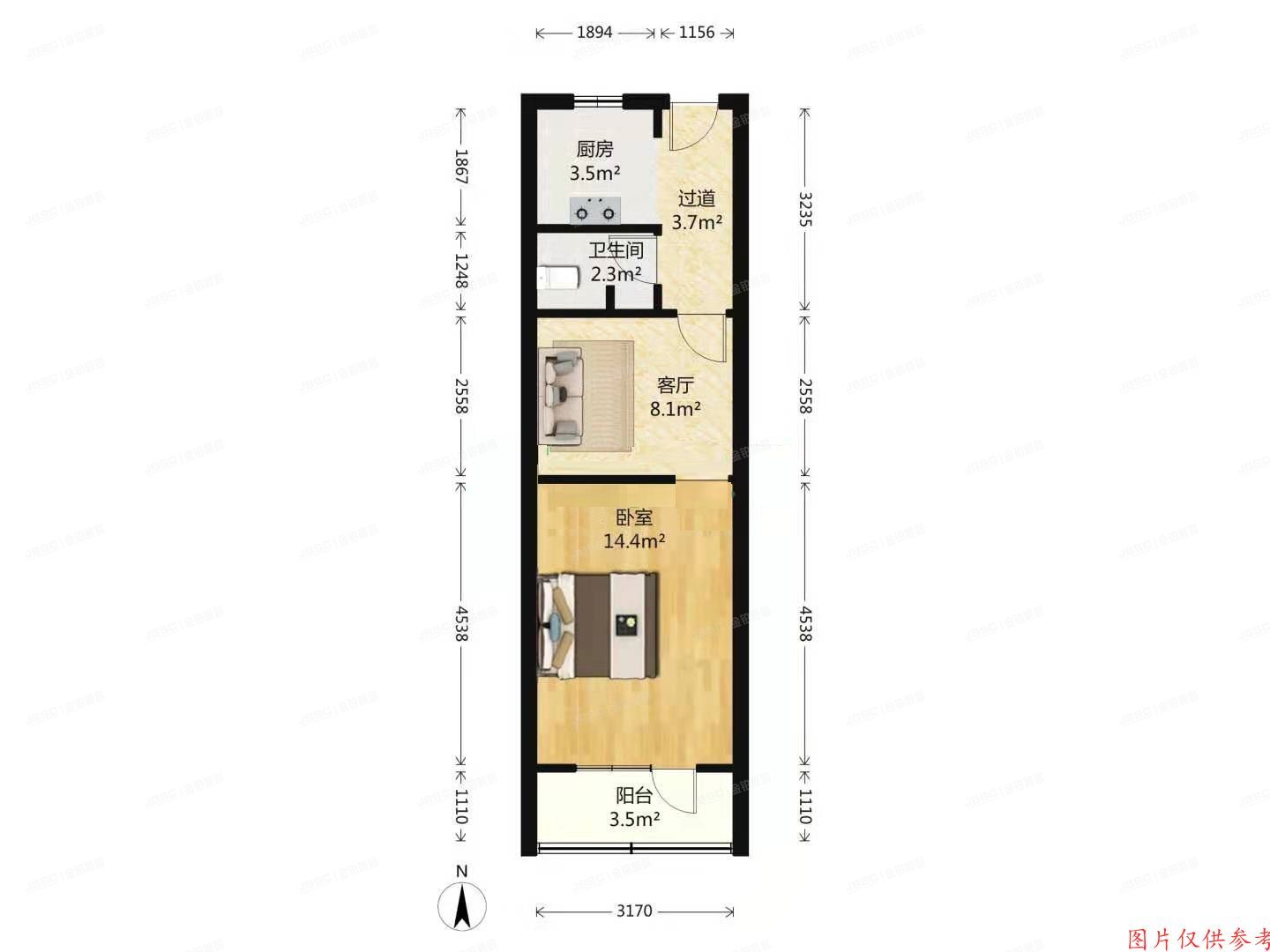 丰台区 大成里蔚园12号楼6层606号（青塔蔚园）