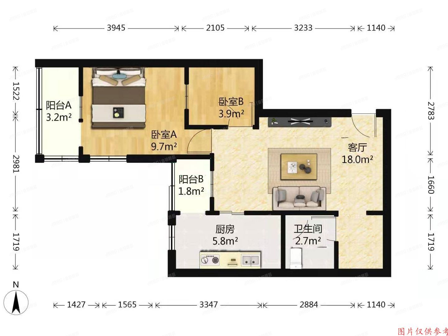 朝阳区-管庄 京通苑18号楼6层607