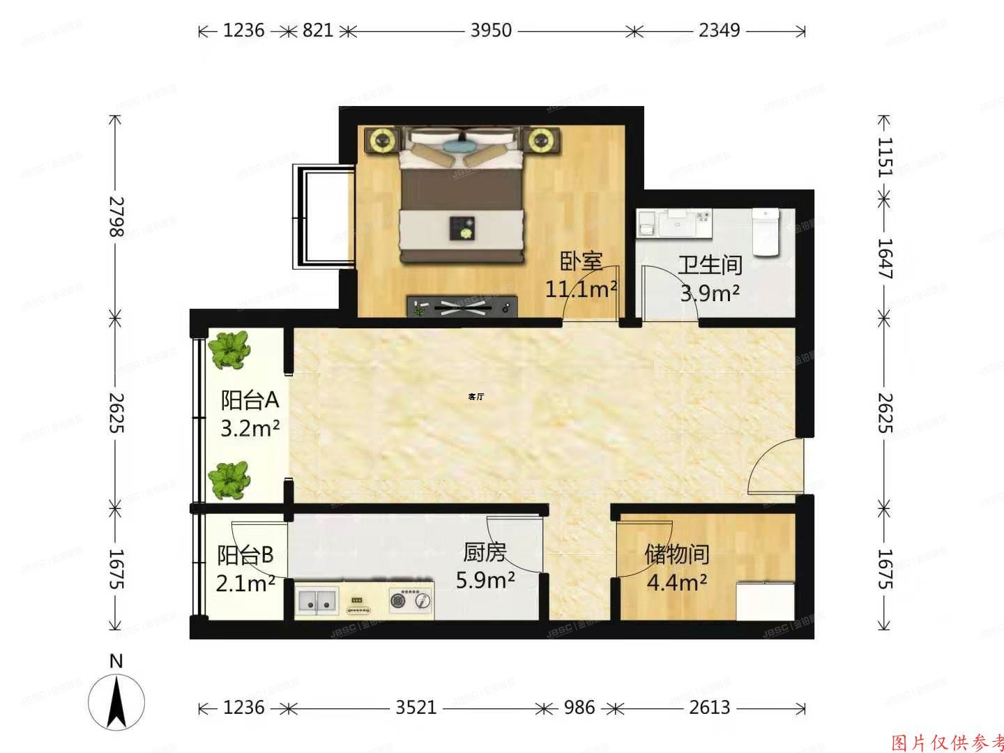 大兴区德贤路239号院12号楼1层4单元103（润枫锦尚）