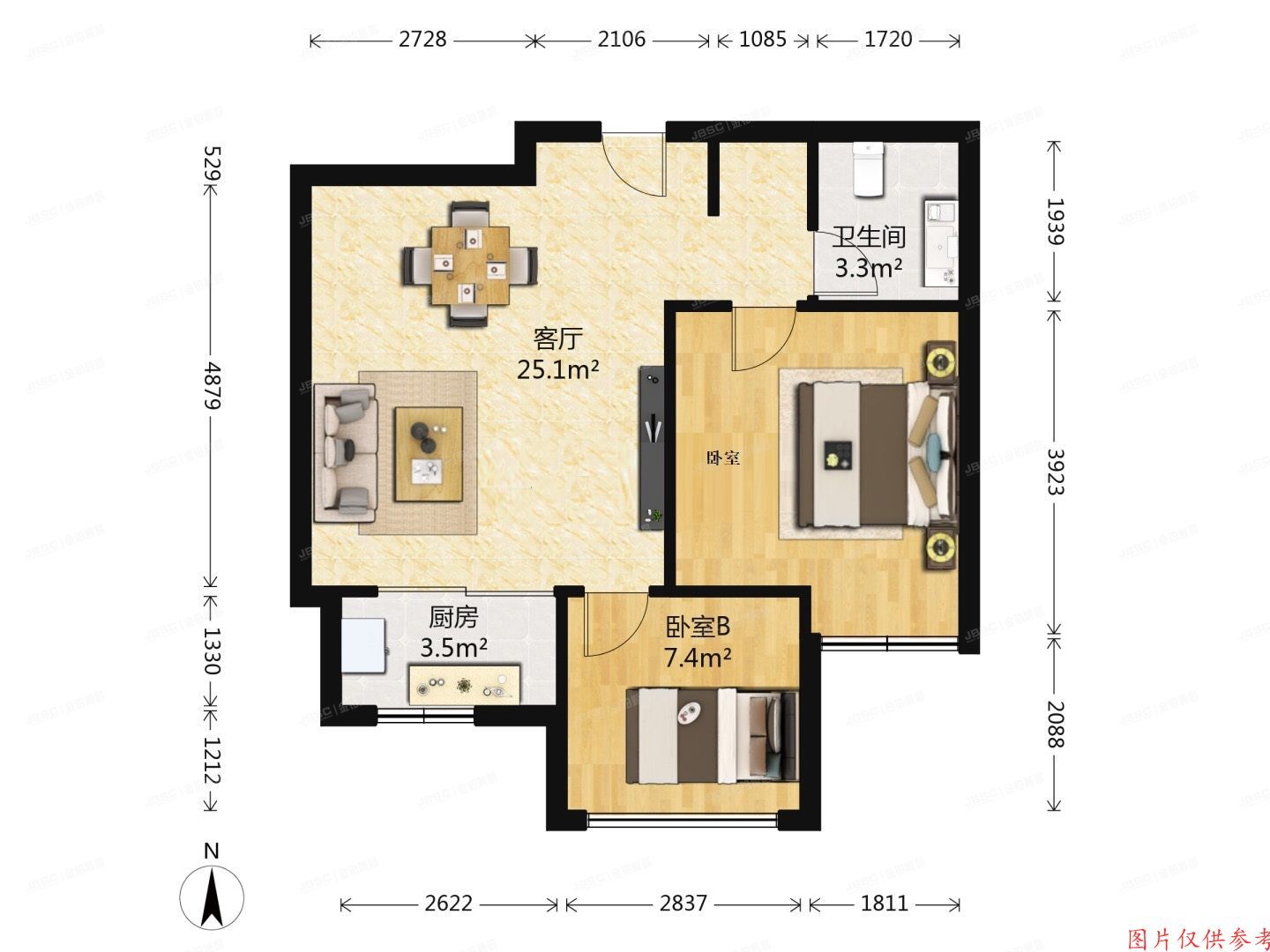 东城区西革新里60号、60号1楼、60号2楼10层北楼住宅1013