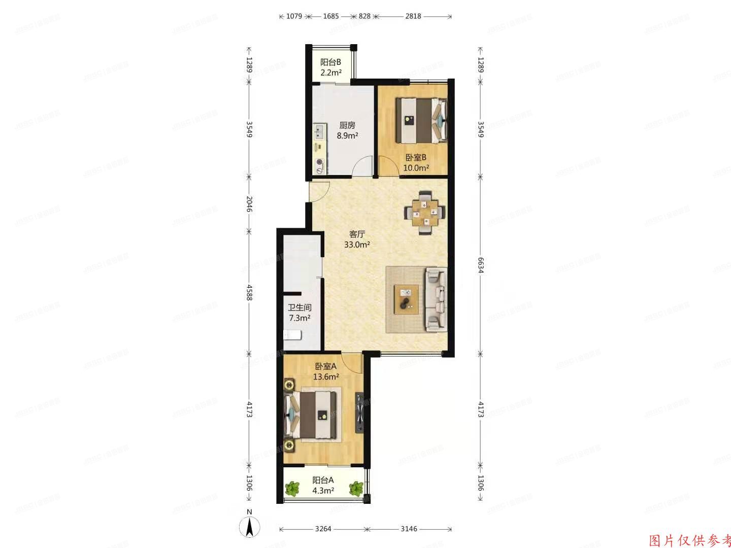 通州区 云景里21号楼3层231室
