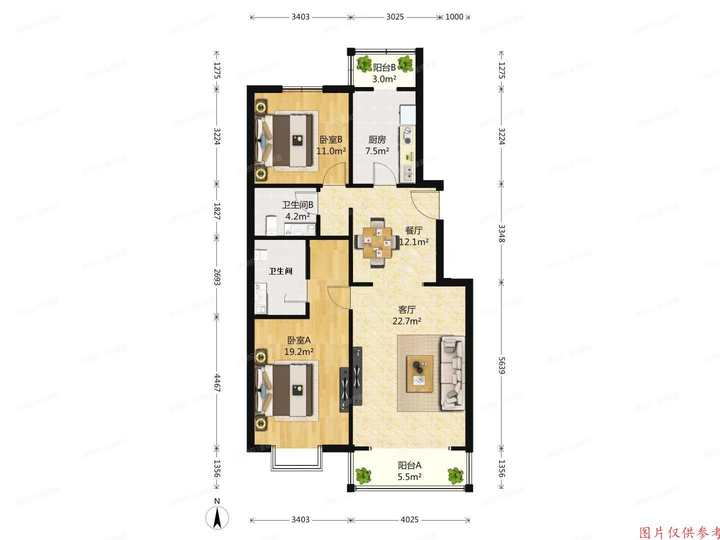 东城区东直门内北小街16号院5号楼4单元431室+两车位（华冠丽景嘉园）