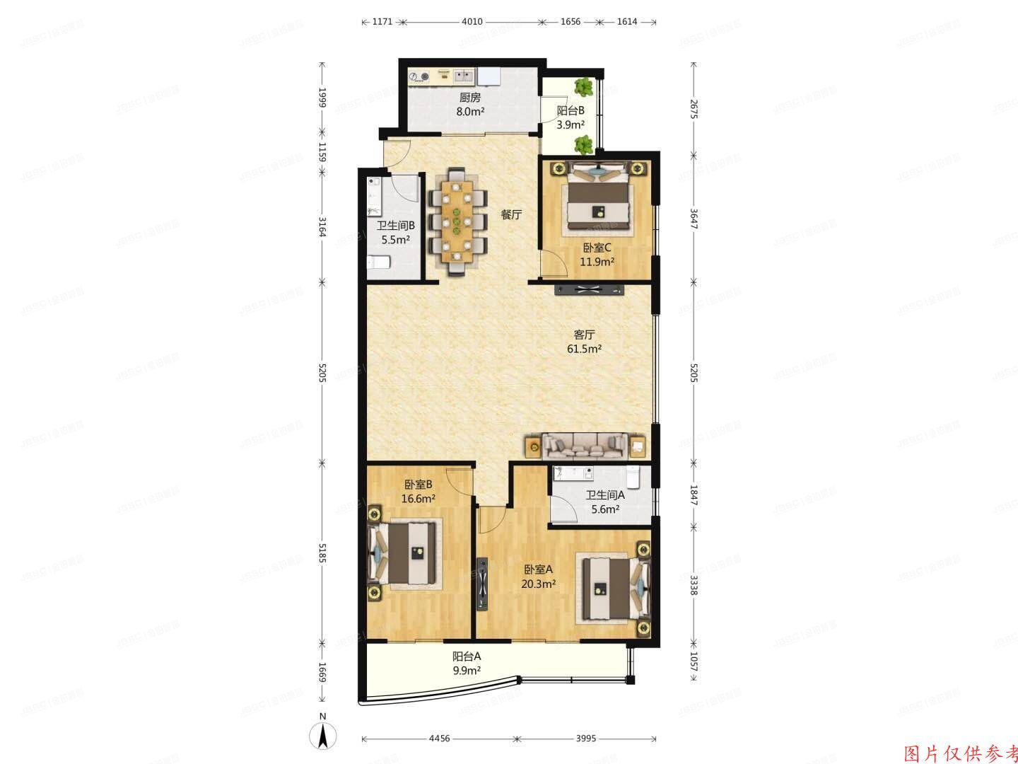 朝阳区 望京西园三区303号楼1403室