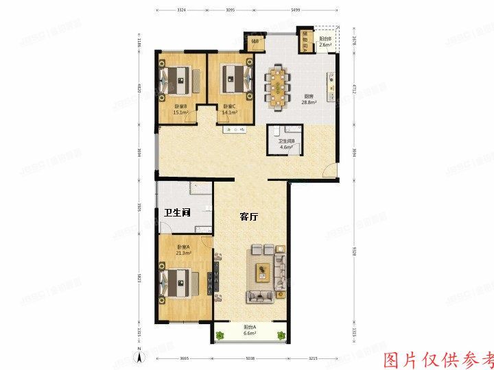 朝阳区 光华路甲9号2幢B217H（世贸国际公寓）