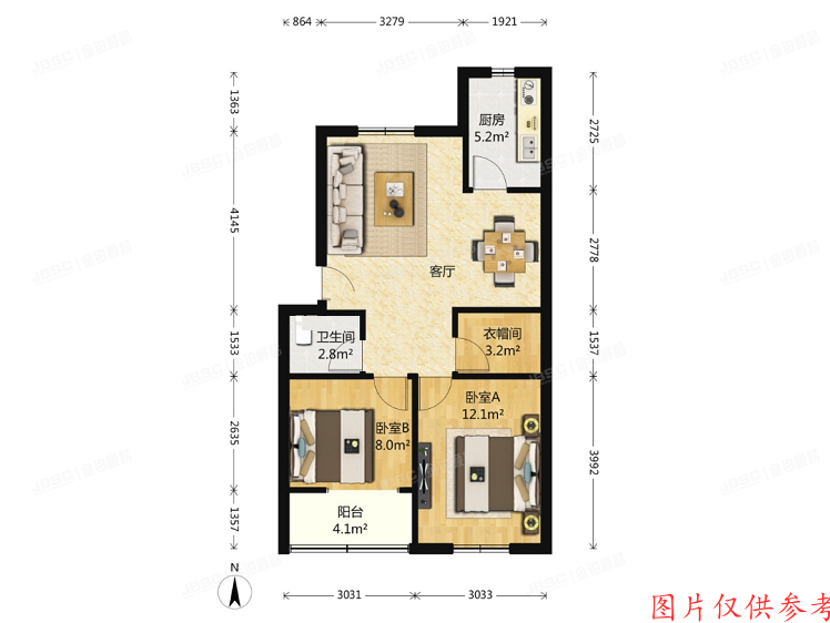 丰台区 丽源路55号院3号楼6层1门601号（精图小区）