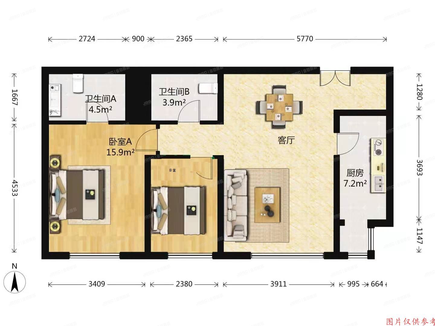 朝阳区广顺北大街18号院3号楼16层1单元1602室（华彩国际公寓）