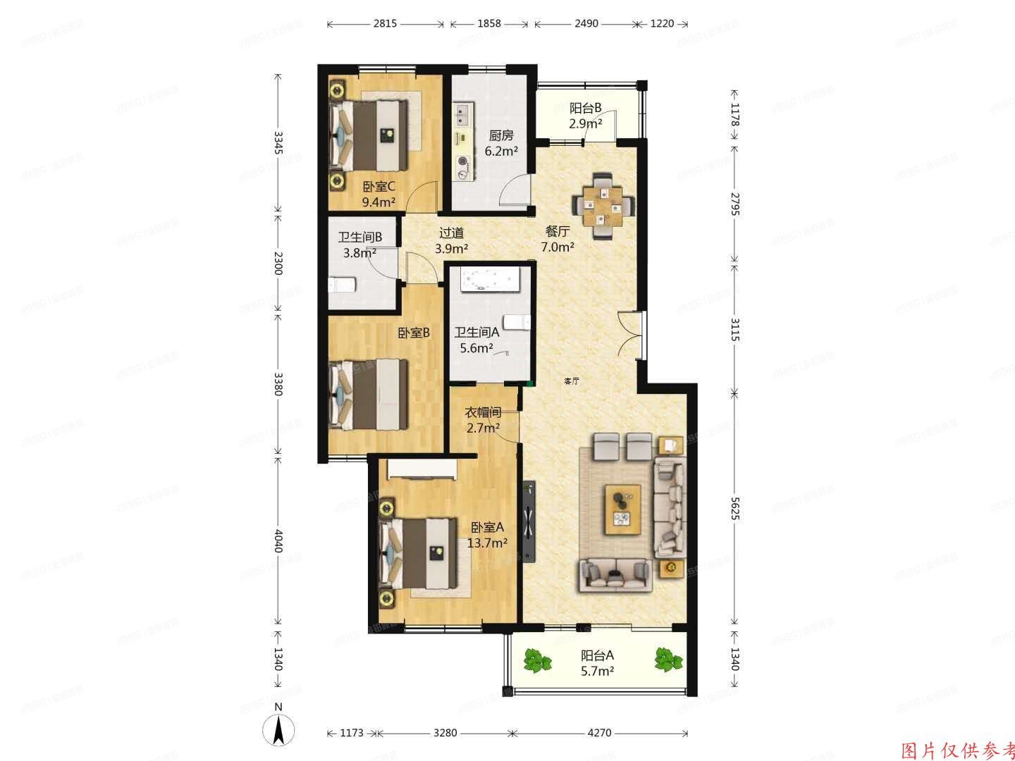 朝阳区-垡头 翠成馨园214号楼2单元301号