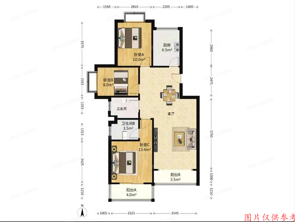 房山区 良乡伟业嘉园西20号4单202