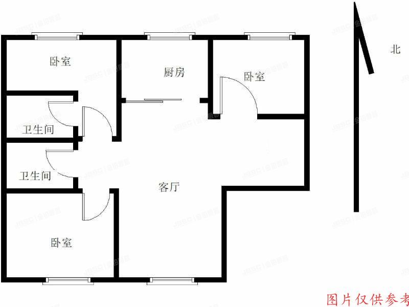 通州区 景盛北二街3号院12号楼13层1单元1604号（融科香雪兰溪）
