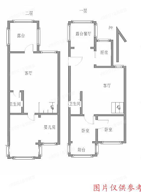 房山区窦店镇沁馥家园1号楼6层1-602及跃层