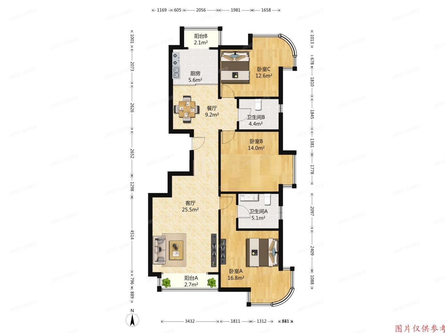 朝阳区 百子湾西里111号楼7层1单元701（金都杭城）
