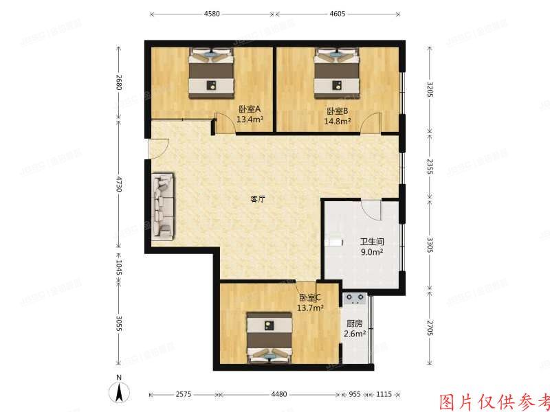 朝阳区 农光南里1号楼6层603号（龙辉大厦）