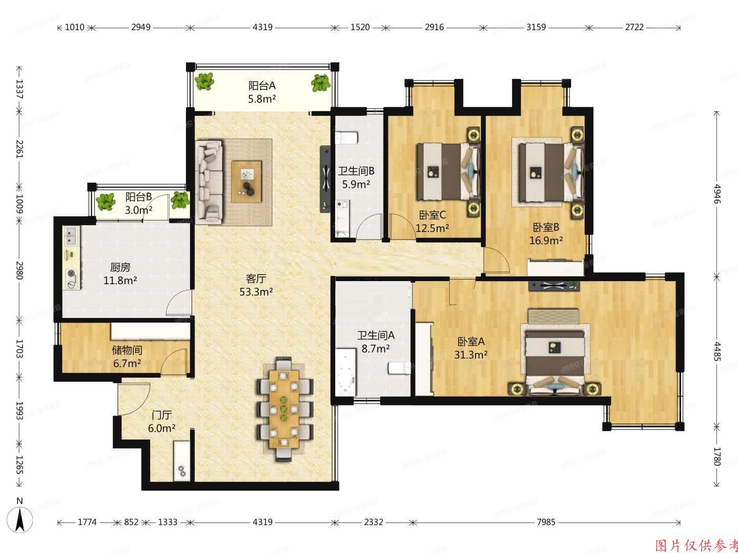 丰台区怡海花园恒泰园2号楼29层2904