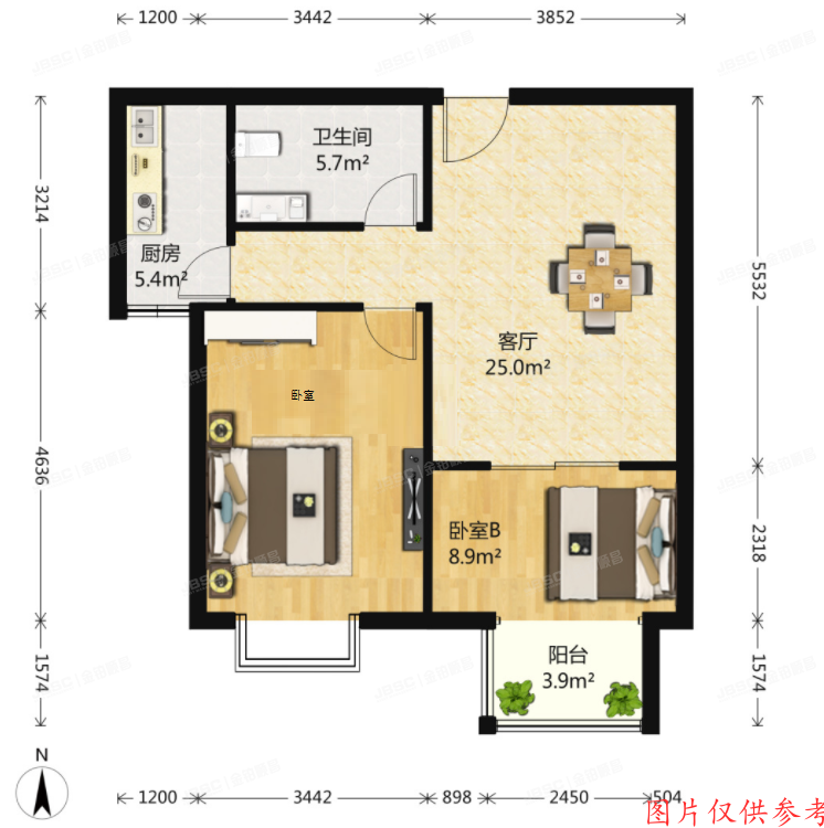 昌平区 顶秀青溪家园1号楼4层1单元402