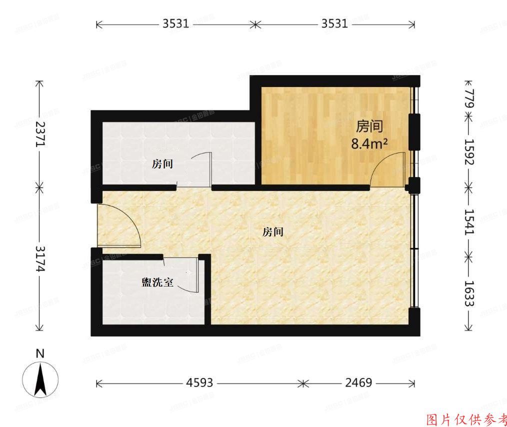 西城区 广安门外大街305号二区4号楼15层1802号（西堤红山）办公