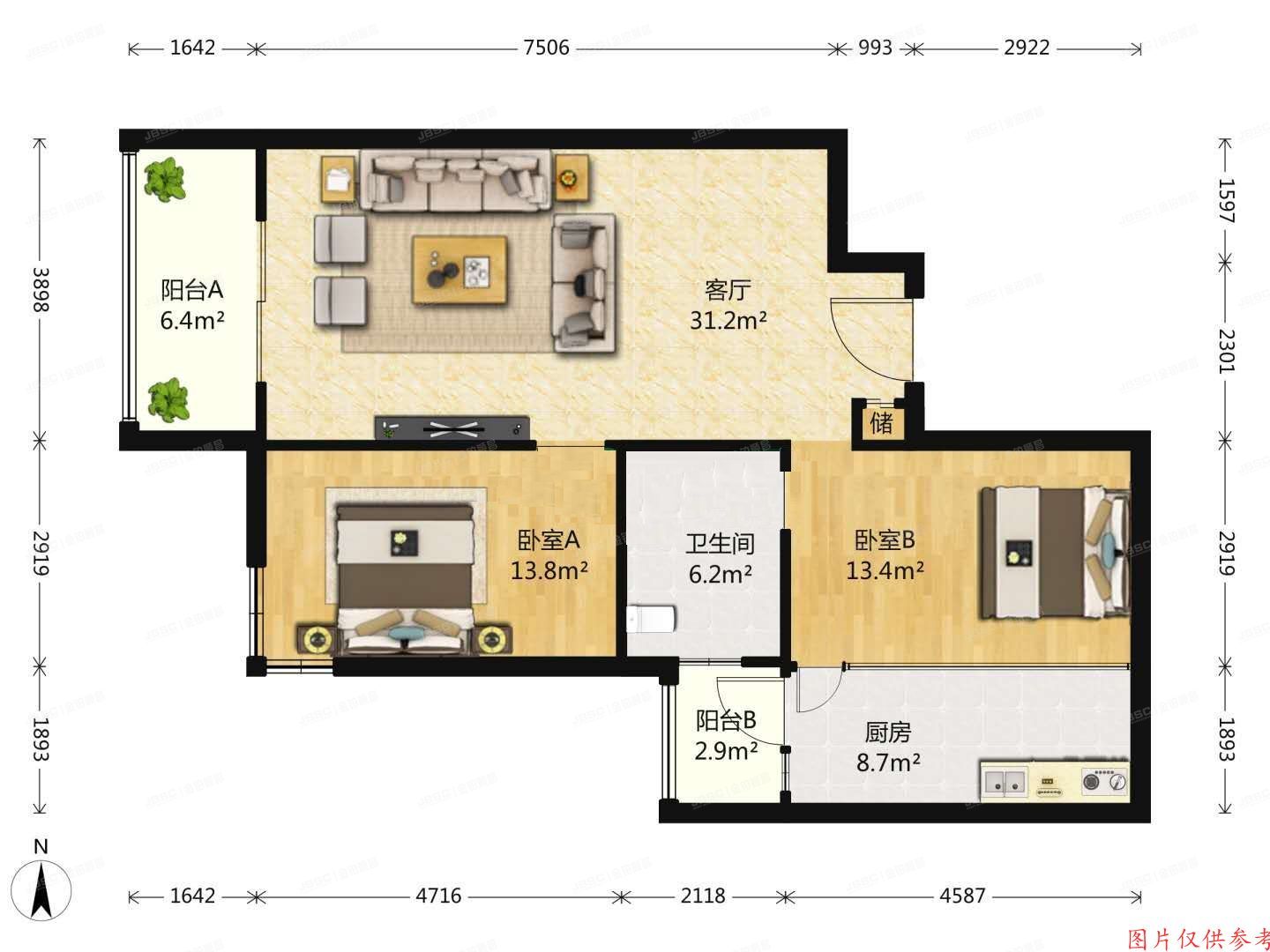 朝阳区 北四环东路108号千鹤家园2号楼25层2503