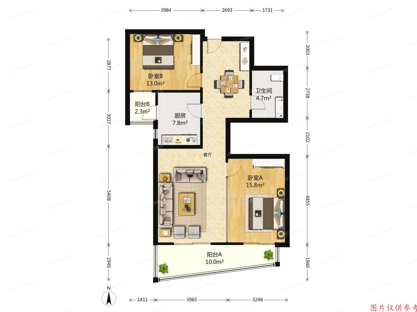 朝阳区 千鹤家园2号楼25层2508