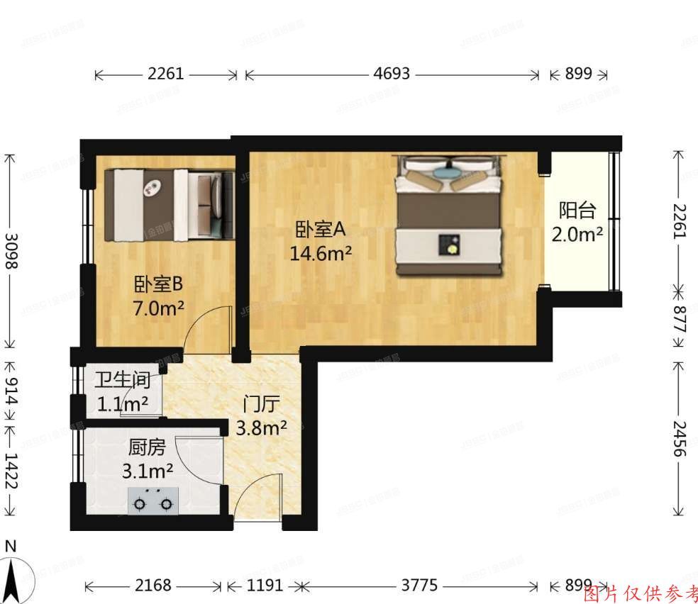 石景山区 特钢东门大楼2号楼1层2单元18号（古城特钢社区）