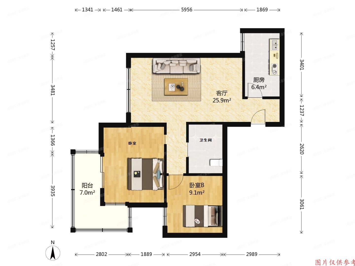 丰台区 文体路甲3号院3号楼22层2208（北大地铁路小区）经适房管理