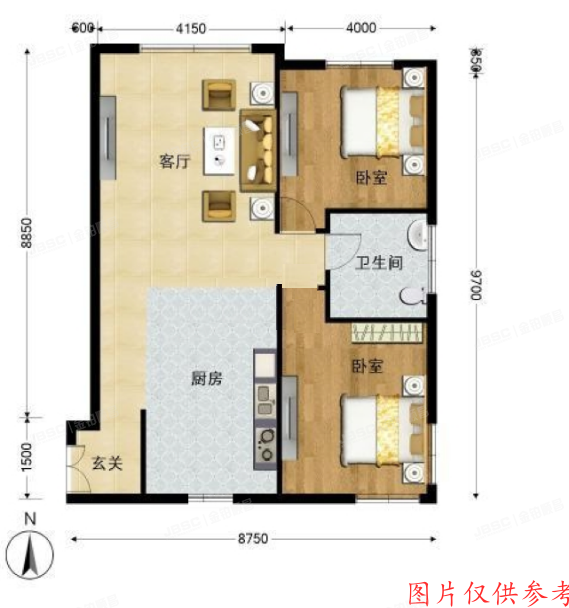 海淀区 万柳锋尚名居6号楼17层1702（锋尚国际公寓）