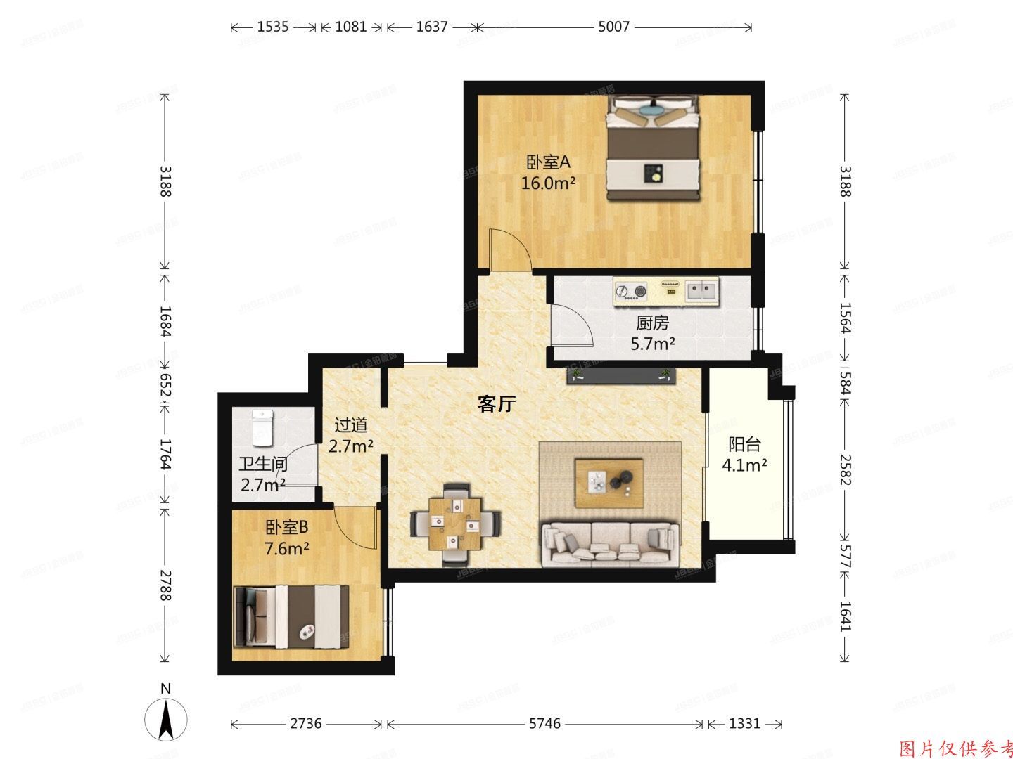 丰台区 新发地锦城园15号楼16层1606（天伦锦城）