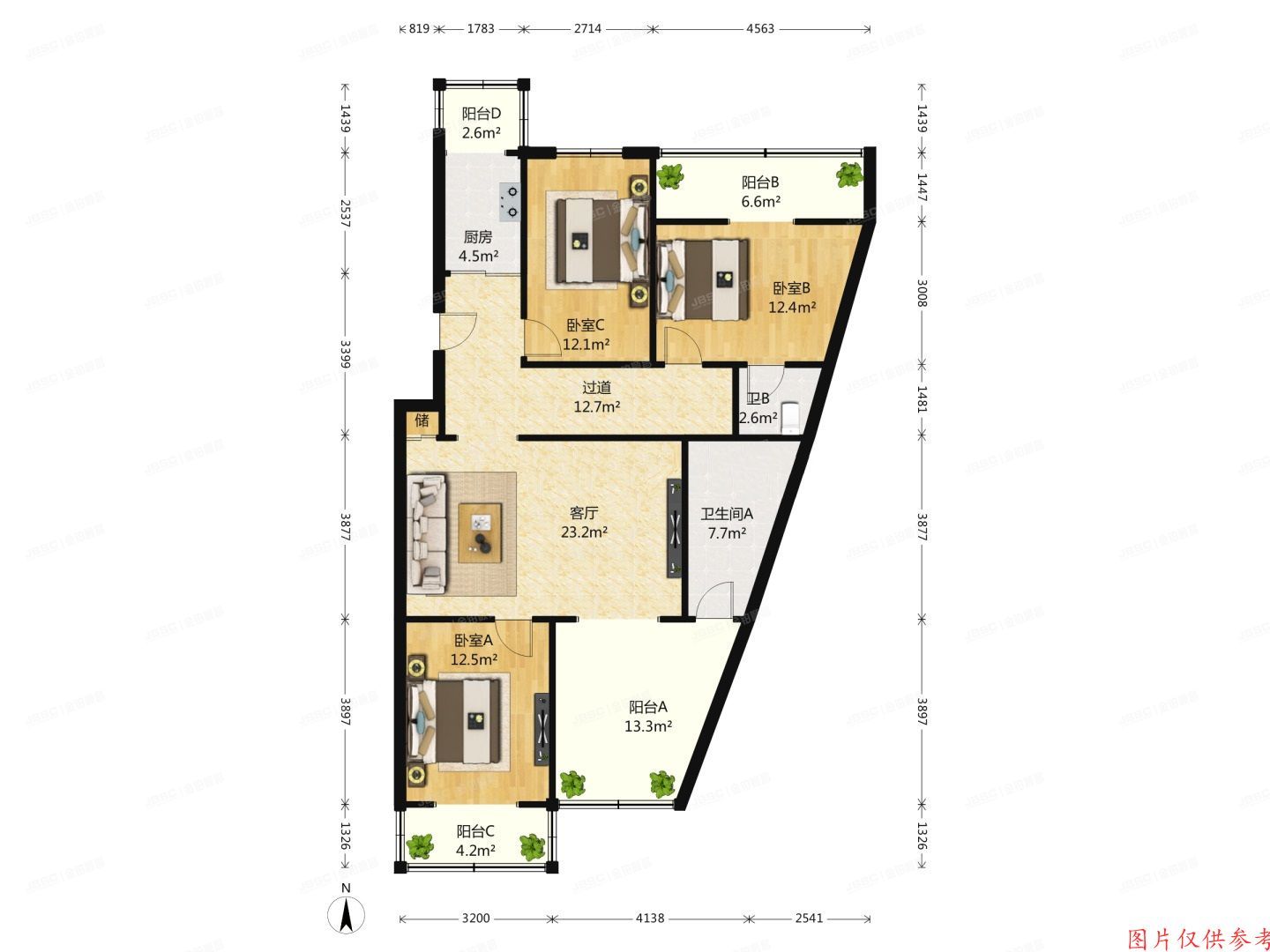 房山区-良乡 隆曦园14号楼6层3-601