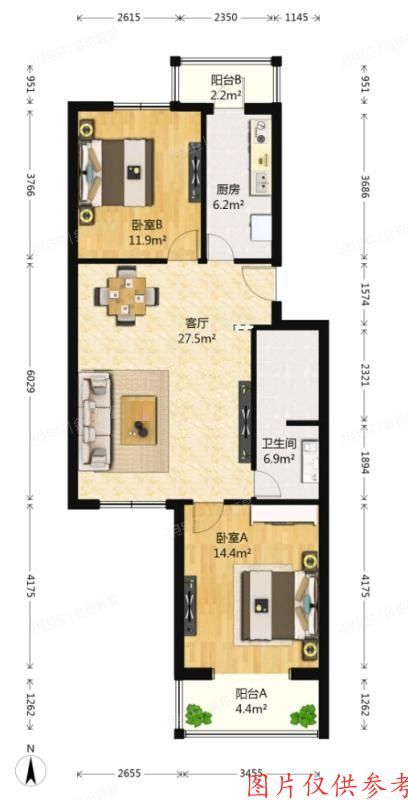 海淀区 建西苑北里11号楼5单元602