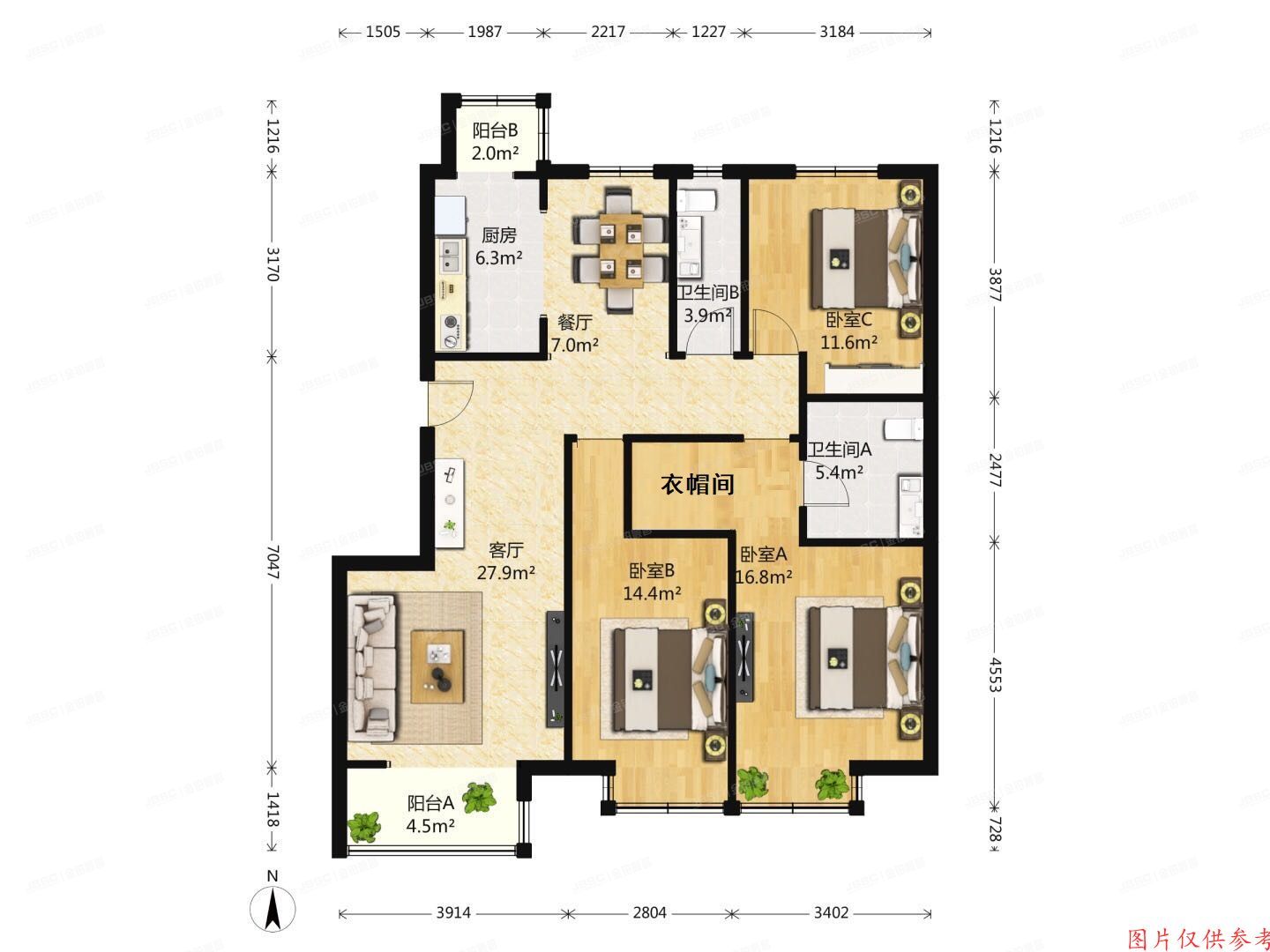 大兴区 芳苑小区23号楼5层2单元501（金色漫香林）