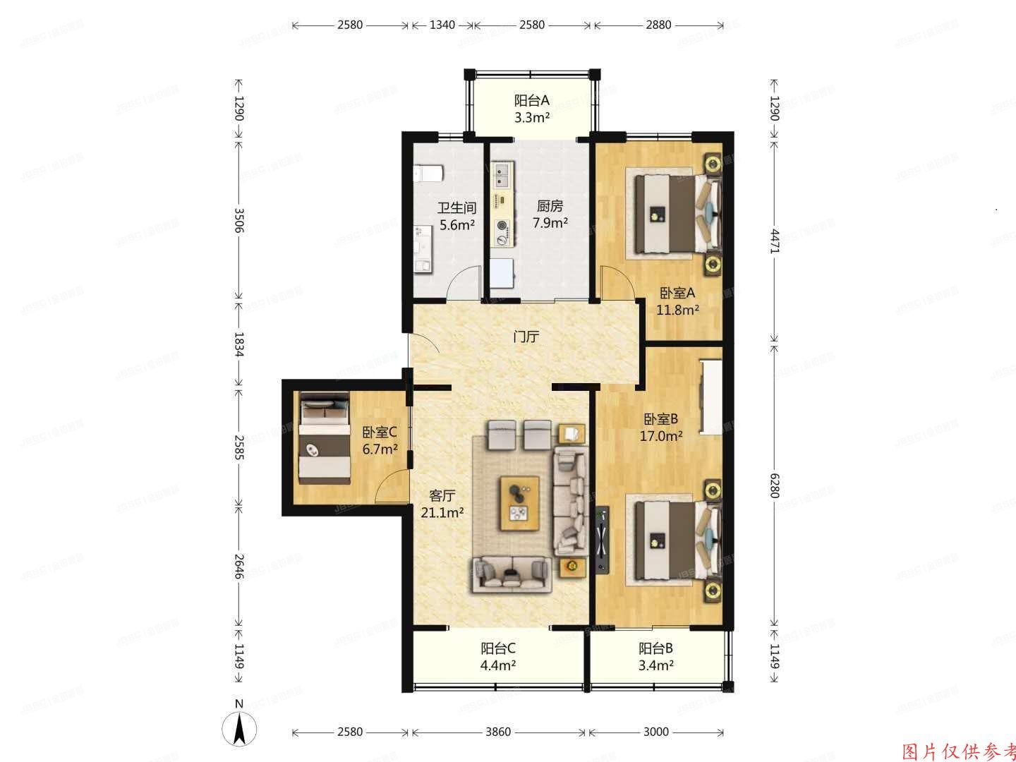 昌平区 西环里38号楼4层1单元402号