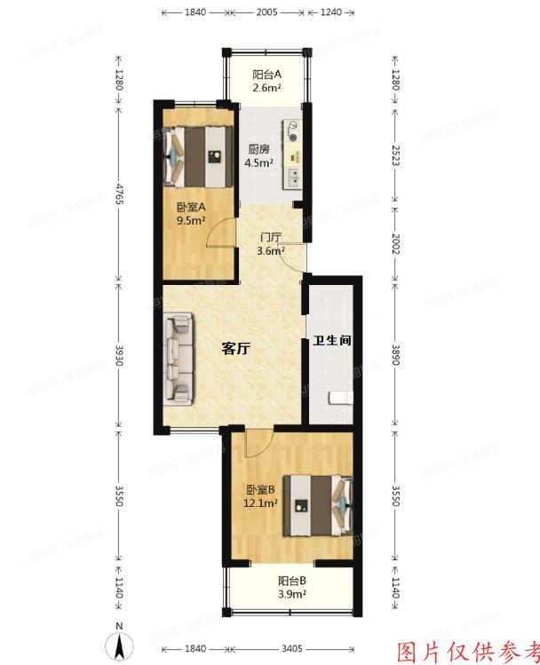 房山区 良乡中路84号楼4单元201（供电局良乡家属院）