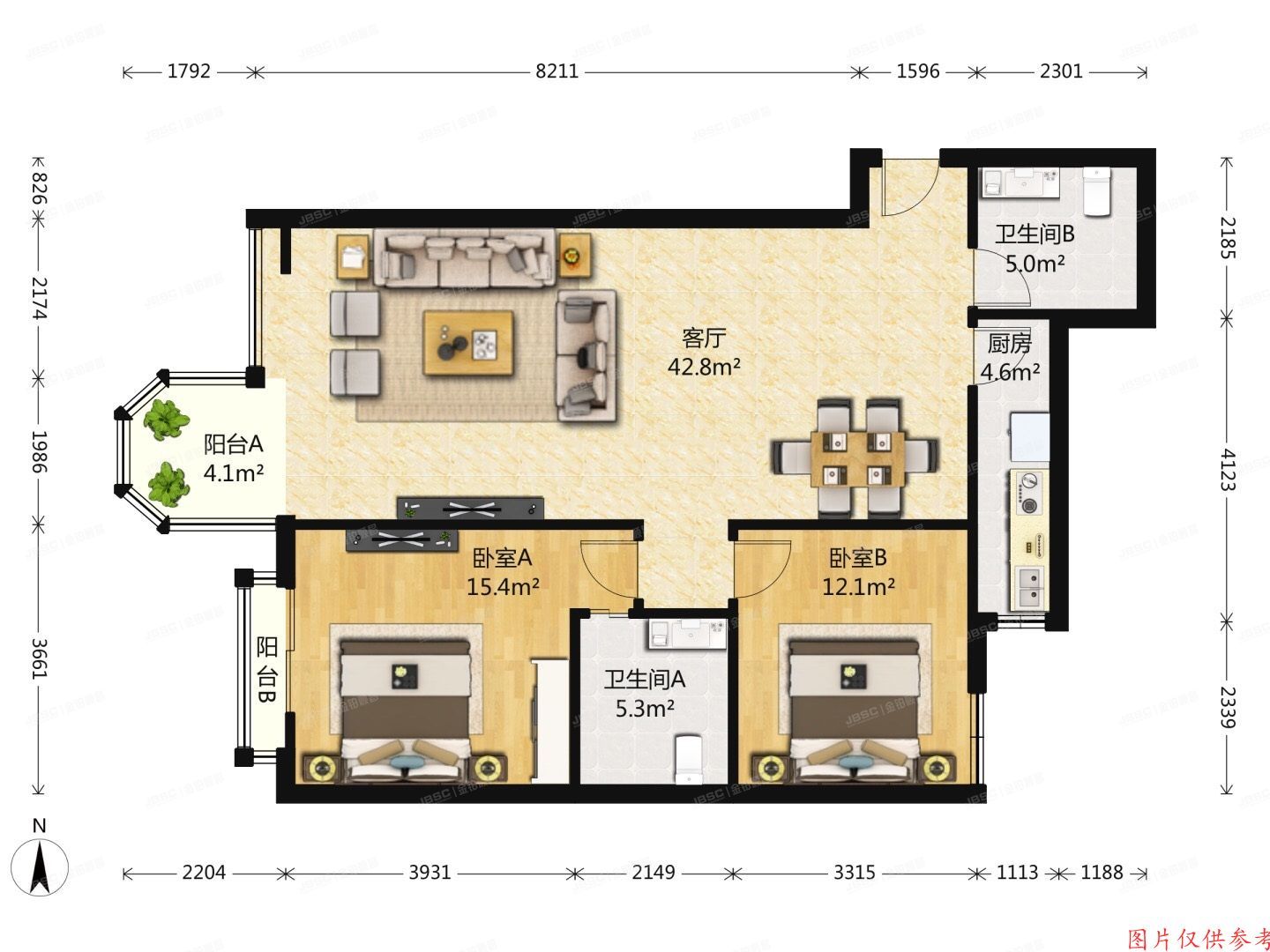 丰台区 骏景园北区10号楼7层0702（珠江骏景北区）