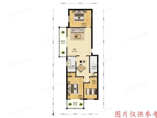 西城区-牛街 白纸坊东街1、3号楼5单元502室
