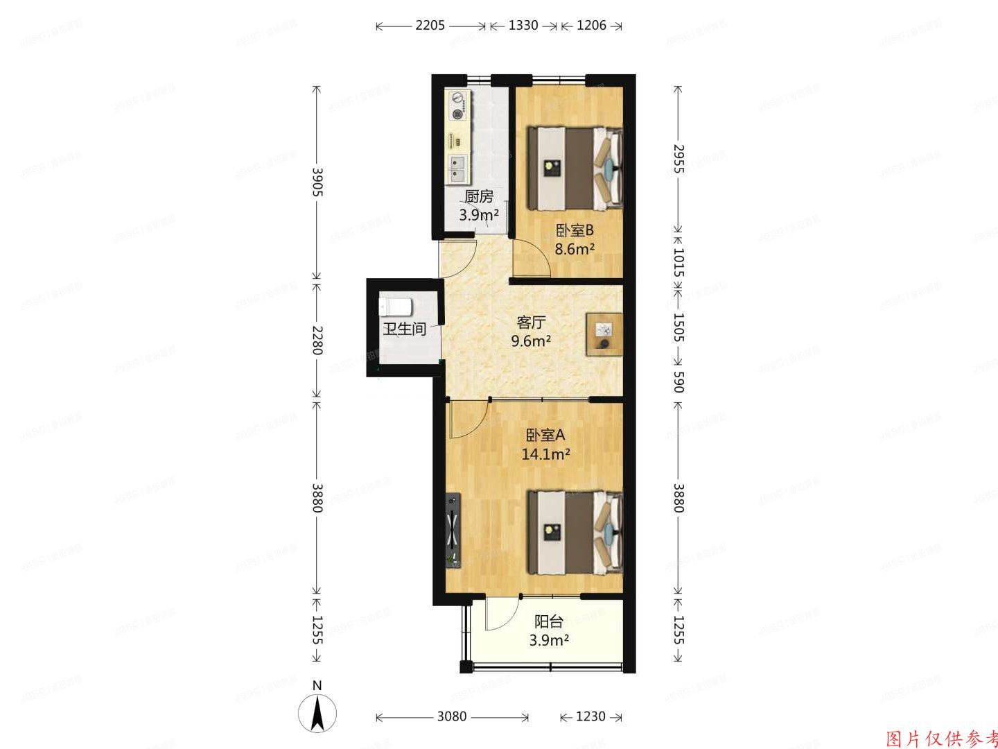 东城区 天坛南里西区19号楼5层1门501（天坛南里西区）