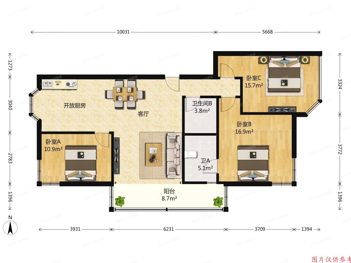 朝阳区 双花园南里一区12号楼1单元602号（CBD）