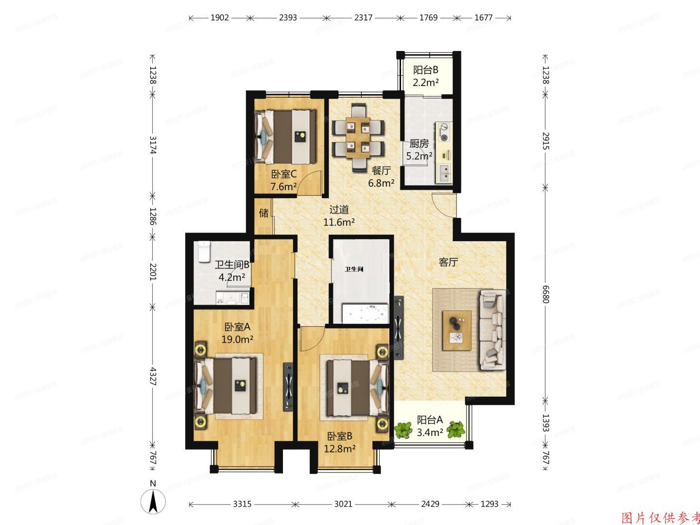 大兴区-黄村 长丰园三区9号楼3单元401号