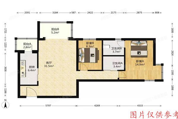 朝阳区 北苑家园绣菊园21号楼1610号