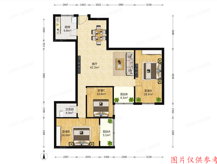 朝阳区 加利大厦5号楼12层1202号