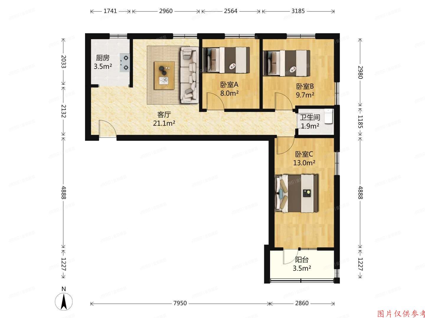 丰台区 太平桥东里28号楼16层1602