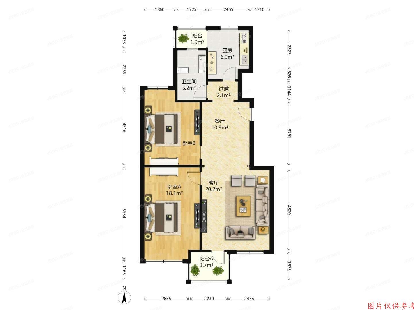 大兴区 黄村中里31号楼5层1单元501（时代龙和大道）