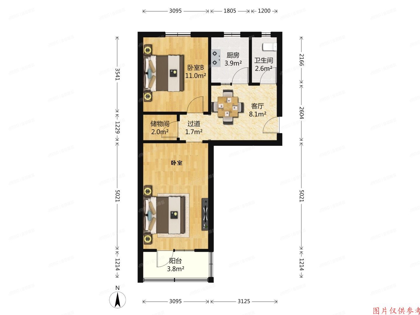 昌平区 建明里1号楼1层3单元3号