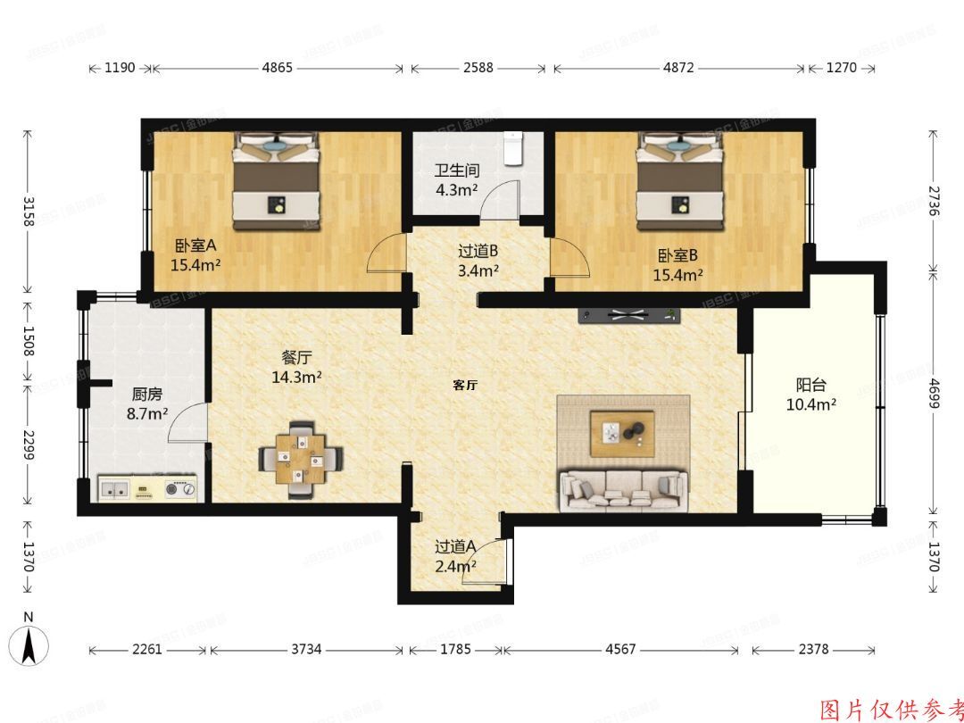 大兴区 新安里5号楼5层5单元502