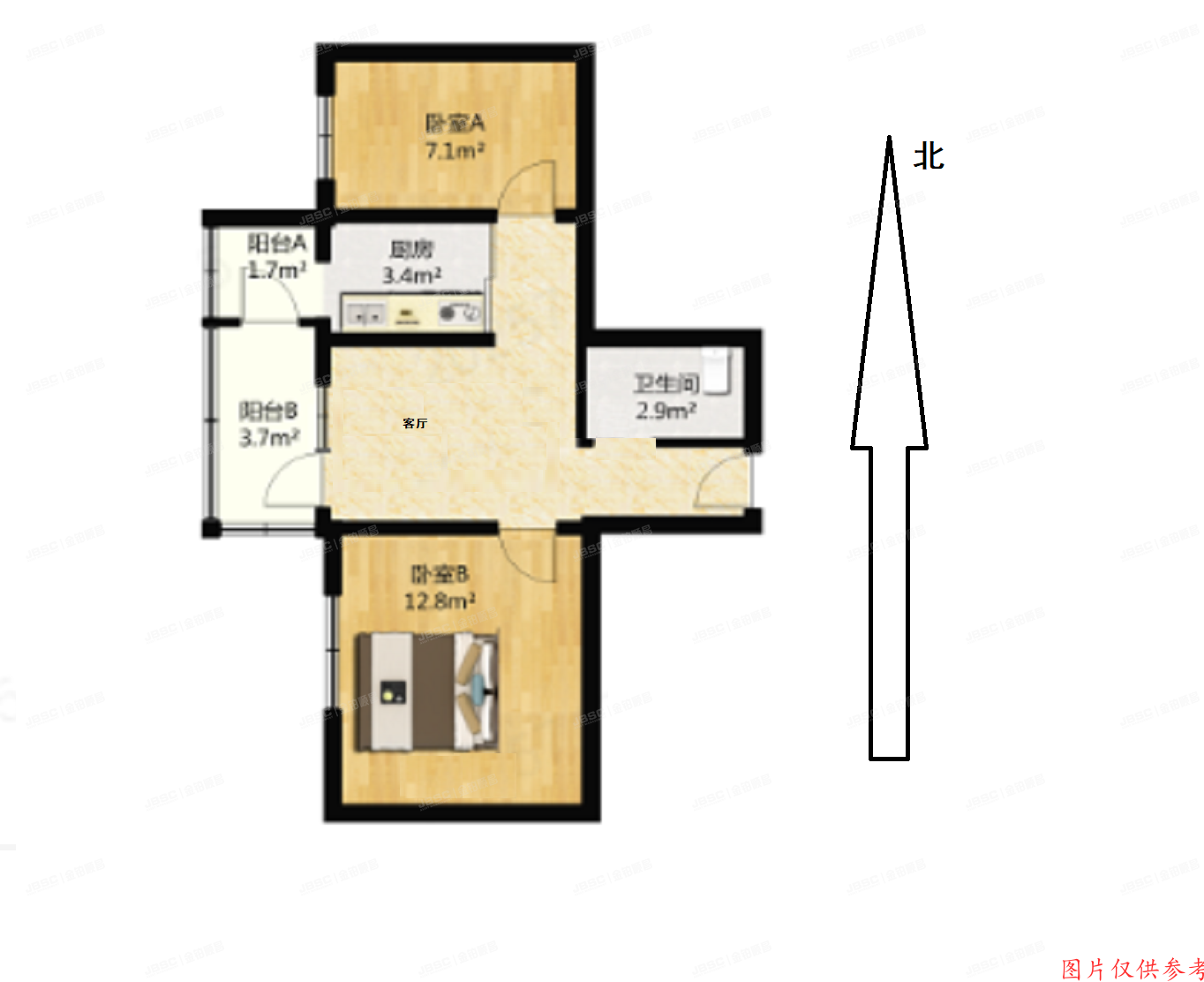 大兴区-黄村 富强东里8号楼6单元602