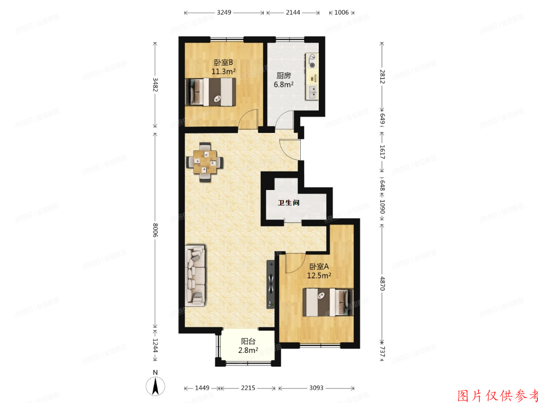 大兴区 庆丰西路1号院15号楼6层4单元601(天宫院小区)