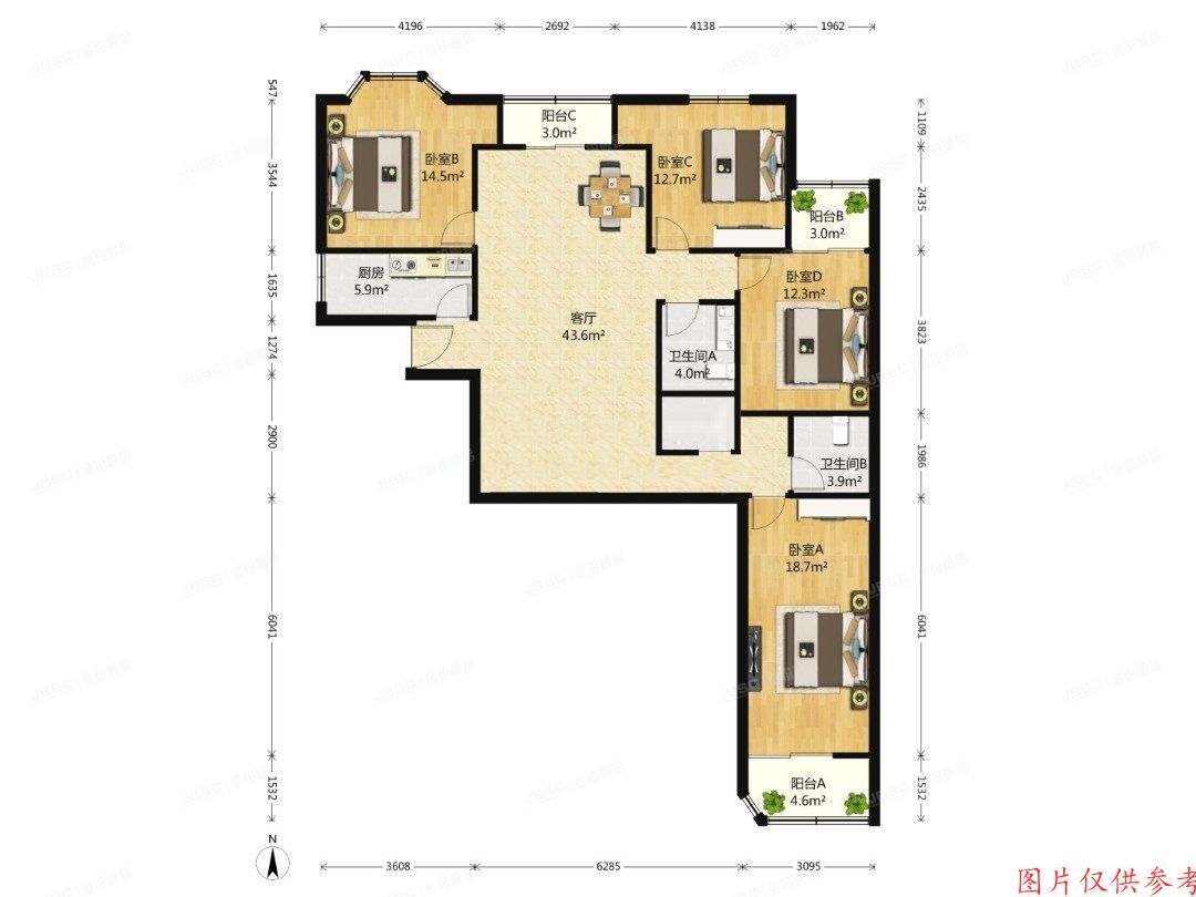 朝阳区 北苑路180号E座7层701号（加利大厦）