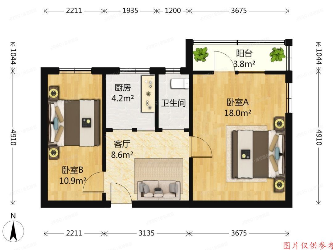 朝阳区-红庙 延静西里5号楼11层1101